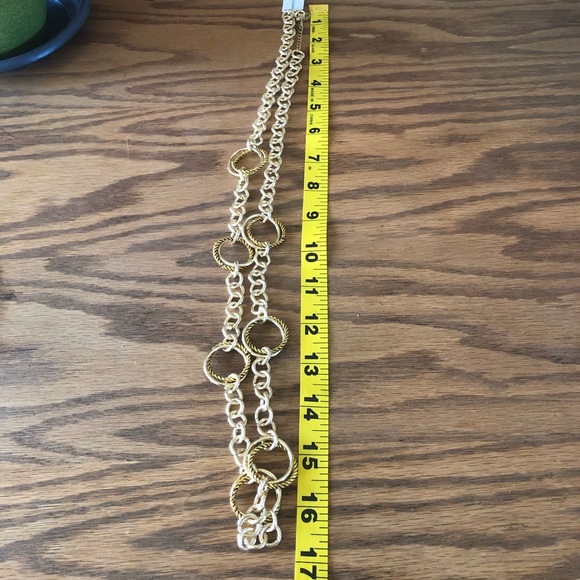 SOLD Charter Club Gold Tone Chain Link Necklace NWT - Picture 6 of 7